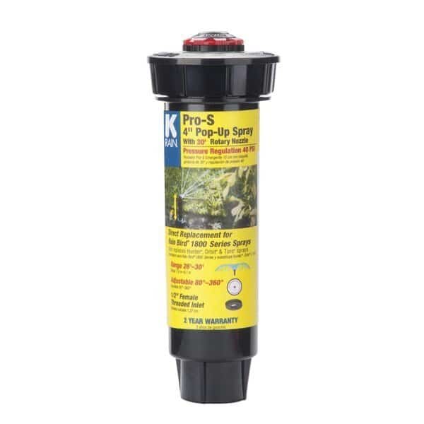 S 4 in. Adjustable Pop-Up Rotary Spray Nozzle, K-Rain, Mfr#: 7020163