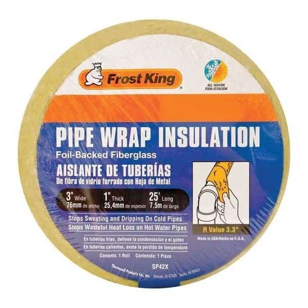 Thermwell Products SP42Xby16 25 ft. Pipe-Wrap Insulation Foil-Backed