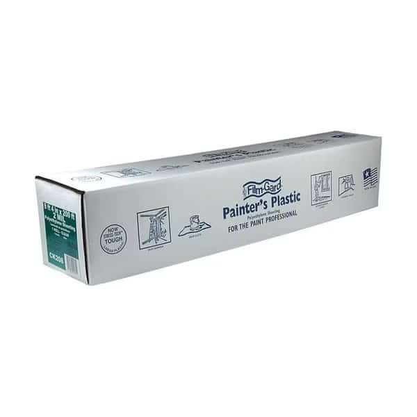 625809 8 ft. 4 in. x 200 ft. 2 Mil Clear Multi-Purpose Poly Sheet