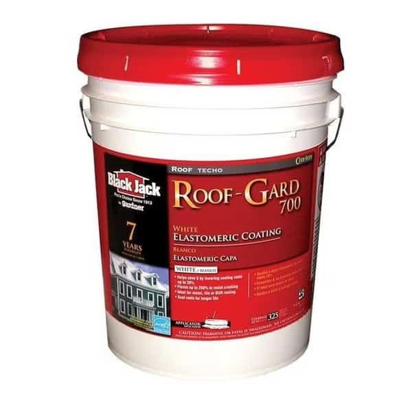 Gardner-Gibson 5527-1-30 4.75 gal Black Jack Elastomeric Roof Coating; White