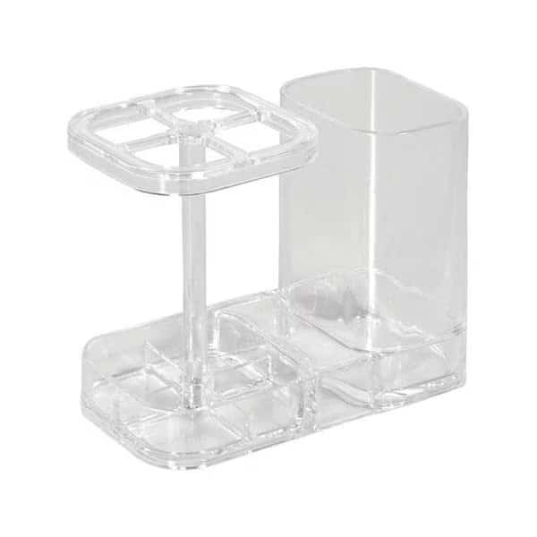 Med Plus Bathroom Medicine Cabinet Organizer; Clear