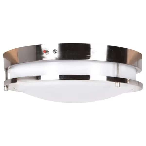 20466LEDD-CH-ACR 4.75 x 18 in. Solero Dimmable LED Flush Mount, Chrome & Acrylic Lens
