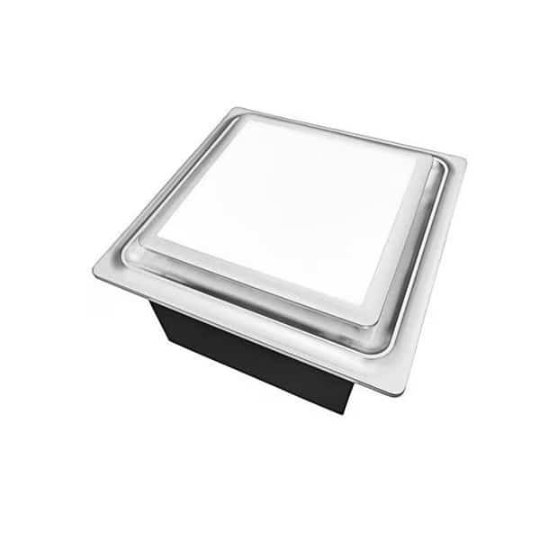 Aero Pure ABF110L5SN 110 CFM Quiet Energy Star Bathroom Fan with LED Light & Night Light - Satin Nickel