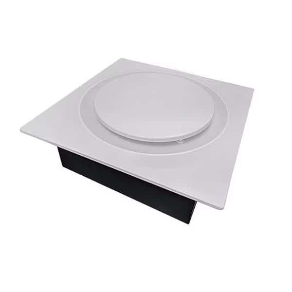Aero Pure ABFS0511D 6W Slim Fit 50-110 CFM Adjustable Speed Quiet Energy Star Bathroom Fan - White