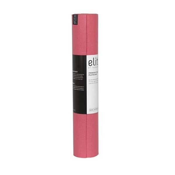 AGM Group 72602 5 mm Elite Yoga & Pilates Aeromat; Dusty Rose - 24 x 72 in.