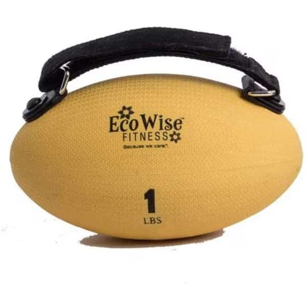 1 lbs EcoWise Slim Olive Weight Ball, Sunflower - 6.25 in. dia.