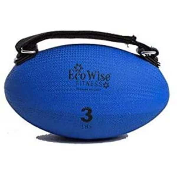 3 lbs Eco Wise Slim Olive Weight Ball, Blue Dahlia - 6.25 dia.