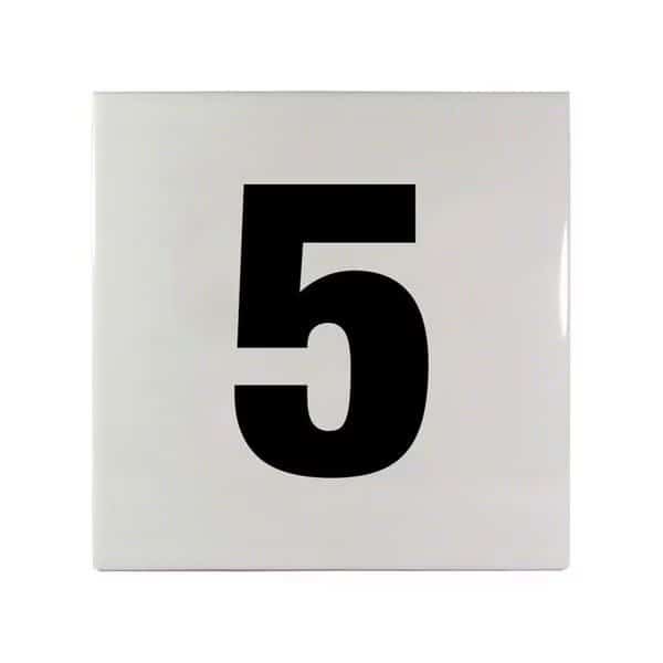 6 in. Smooth Ceramic Tile - No. 5