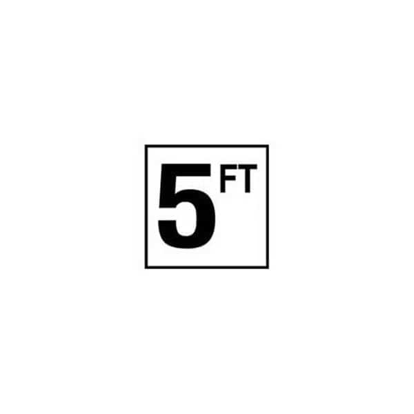 6 in. No Skid Ceramic Tile - 5 FT