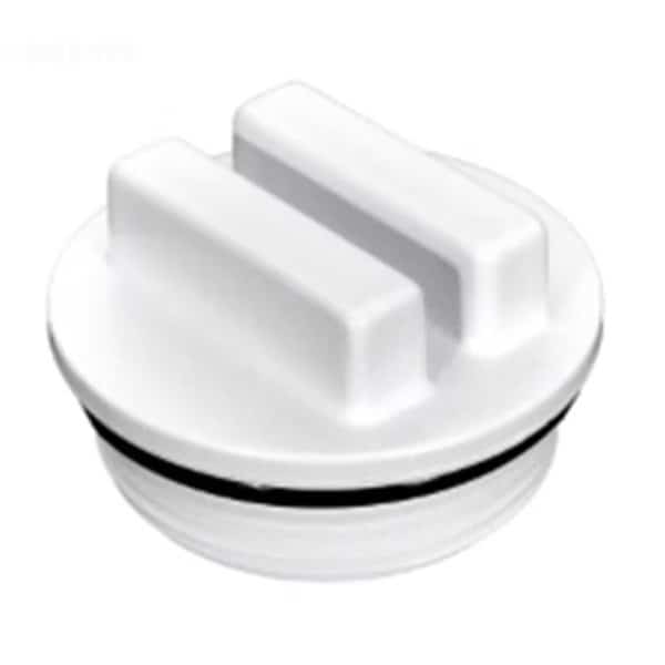 1.5 in. White Raised Winter Plug
