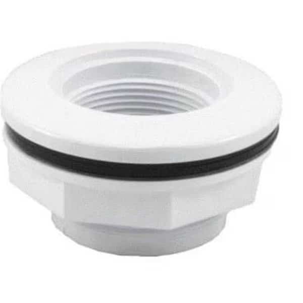 1.5 in. Fip Vinyl Pool in & Out Fitting - Black