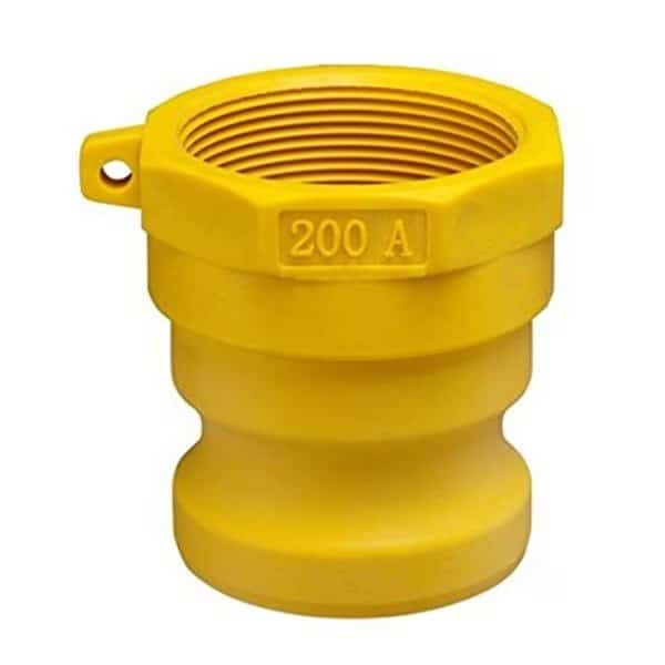 2 in. Quick Coupling Glass & Reinforced Nylon Male Adapter