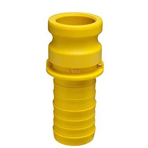 2 in. Quick Coupling Glass & Reinforced Nylon Male Adapter