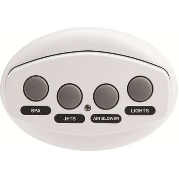 100 ft. Intellitouch is4 & 4 Function Spa Side Remote, Gray
