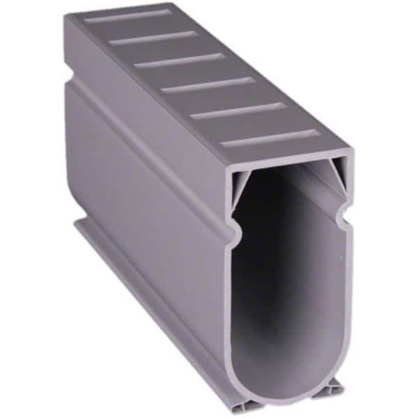 Stegmeier D2TEACH 10 ft. Deck Drain Tan with Couplers & End