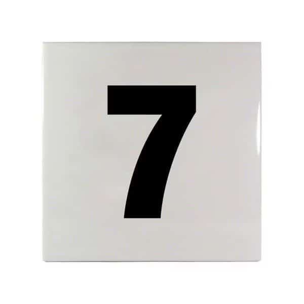 6 in. Smooth Ceramic Tile - No. 7
