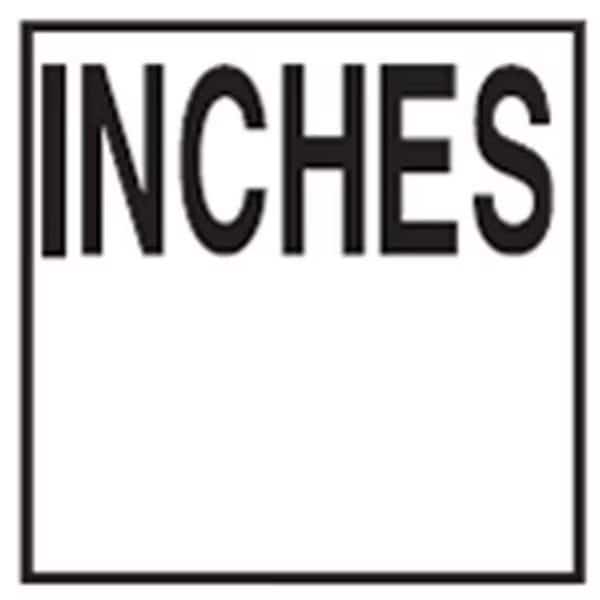6 in. No Skid Ceramic Tile - Inch