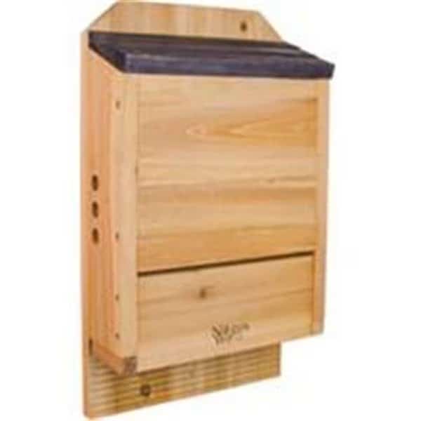 Cedar Series 3 Chamber Bat House; Cedar