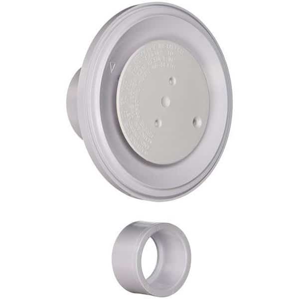 Aqua Star 4DIV101 4 in. Floor Return Fitting; White