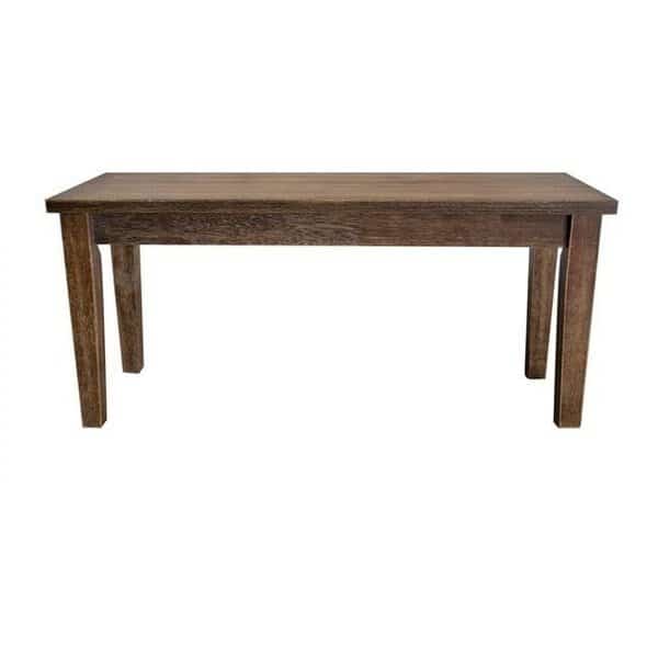 Best Master Furniture Mindy Bench Only Mindy Transitional Antique-Style Natural Oak Dining Room Bench