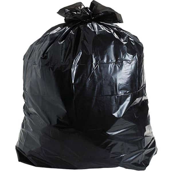 13 gal Flap Tie Tall Kitchen Trash Bag - White; Box of 54