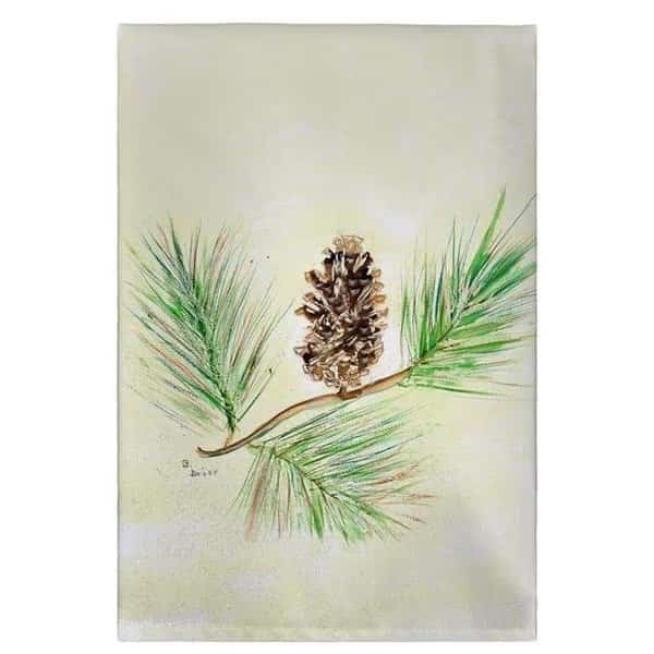 Betsy Drake GT161 Pinecone Guest Towel - 20 x 20 in.