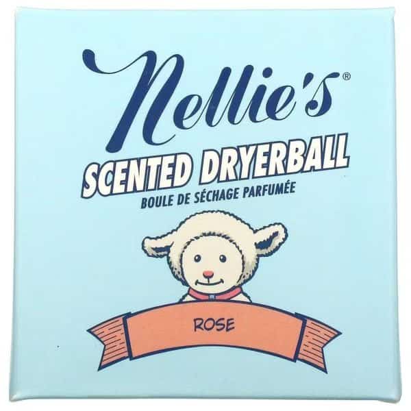 Scented Wool Dryerball Rose Wipes