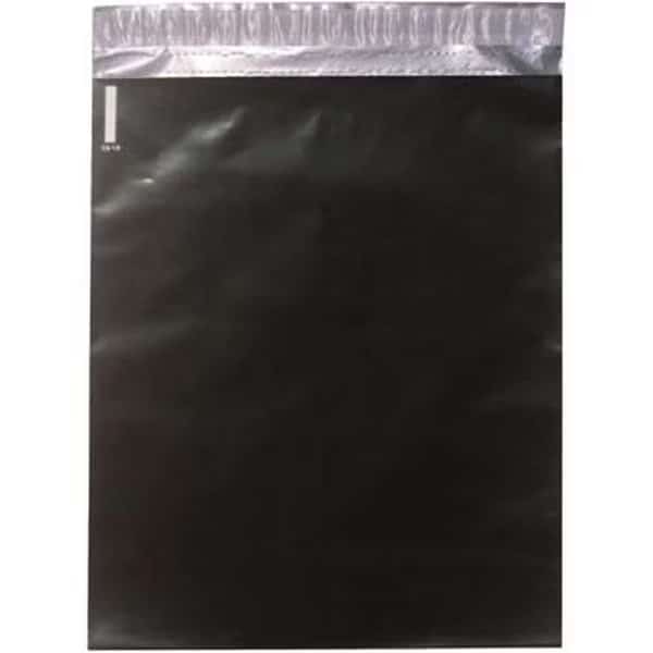 Box Partners CPM1215BK 12 x 15.5 in. Black 2.5 Mil Polyethylene Mailers