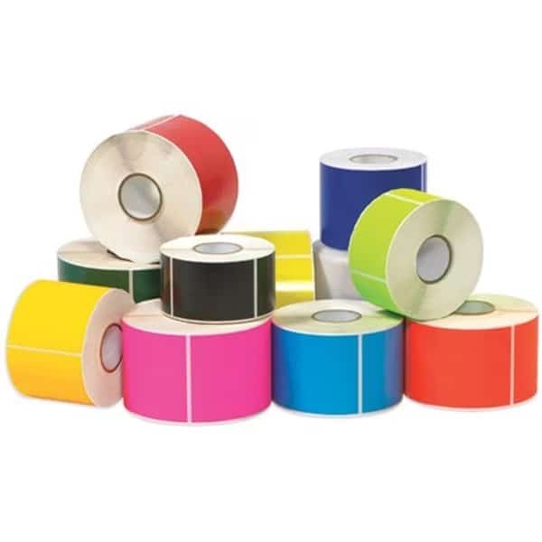 3 x 5 in. Purple Inventory Rectangle Labels - Roll of 500
