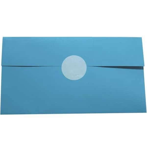 1 in. White Circle Paper Mailing Labels - Roll of 5000