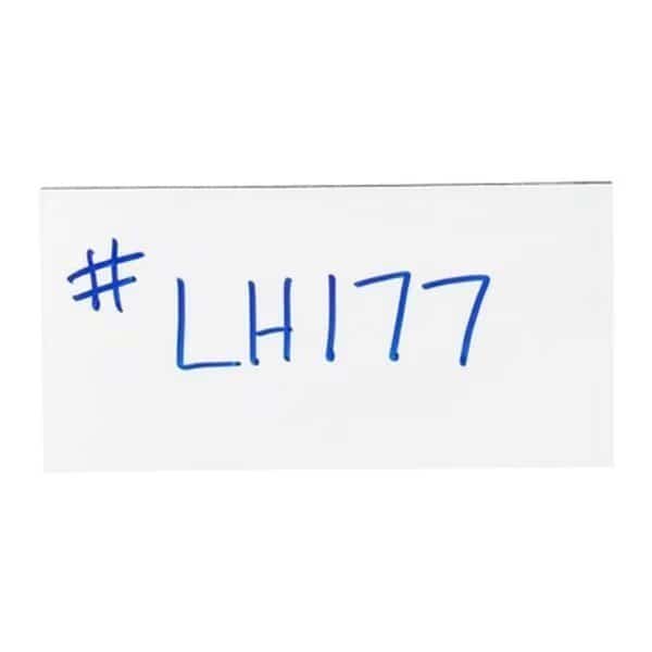 Box Partners LH177 2 x 4 in. White Warehouse Labels - Magnetic Strips - Pack of 25
