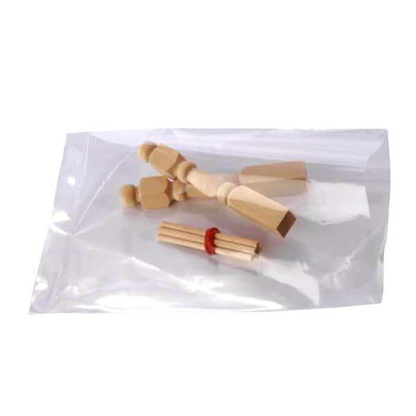 52 x 60 in. 3 Mil Flat Poly Bags; Clear