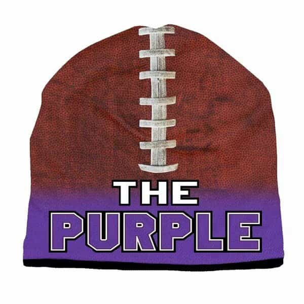 Beanie The Purple Sublimated Football