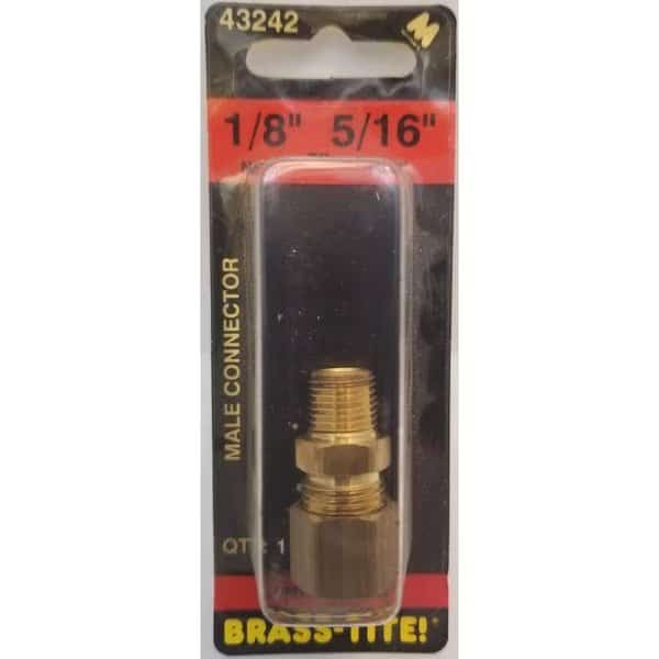 7443242 Compression Connector; Brass, Barjan, Mfr#: 07443242