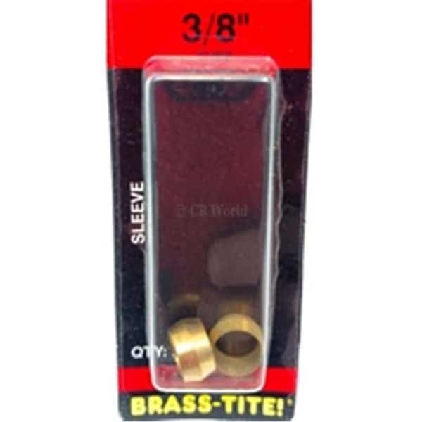 7443326 0.25 in. Compression Sleeve - Brass