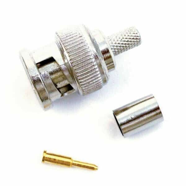 BNC Male Crimp Connector for RG58