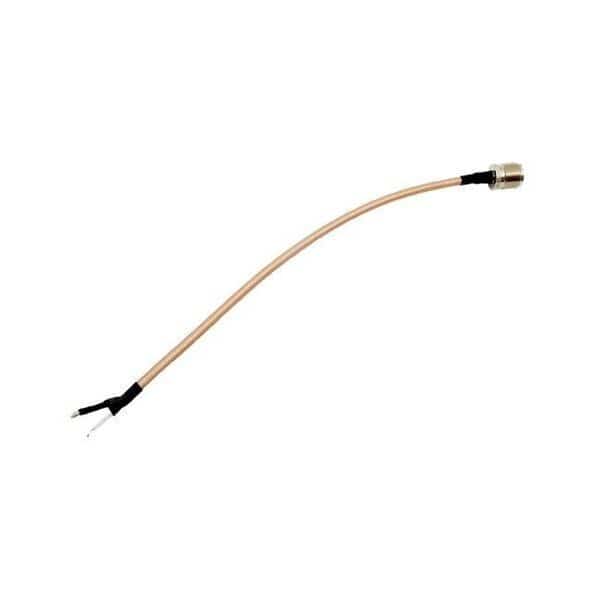 Astatic PP8X9A-G RG8X 9 ft. Coax Cable with PL259 Connectors On Each End; Grey