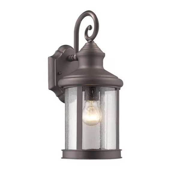 Chloe CH22049RB16-OD1 16 in. Lighting Galahad Transitional 1 Light Rubbed Bronze Outdoor Wall Sconce - Oil Rubbed Bronze