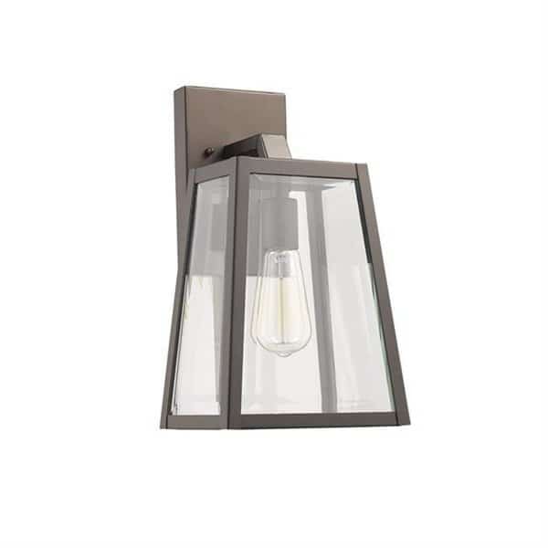 Chloe CH22034RB14-OD1 14 in. Lighting Leodegrance Transitional 1 Light Rubbed Bronze Outdoor Wall Sconce - Oil Rubbed Bronze