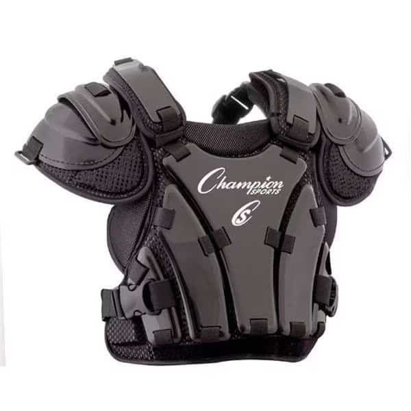 Champion Sports P240 13 in. Armor Style Chest Protector; Black