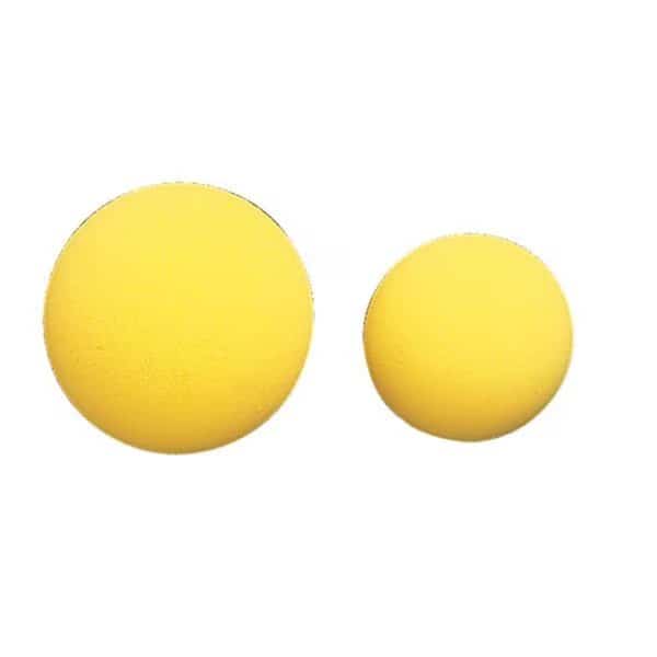 3.5 in. Rhino Skin Uncoated Foam Ball, Yellow