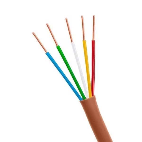 Cmple 1332-N 500 ft. 18-5 Thermostat 18AWG 5 Conductor Unshielded Cable; Red