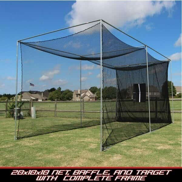 CMW- 20 x 10 x 10 in. Masters Golf Net with Complete Frame