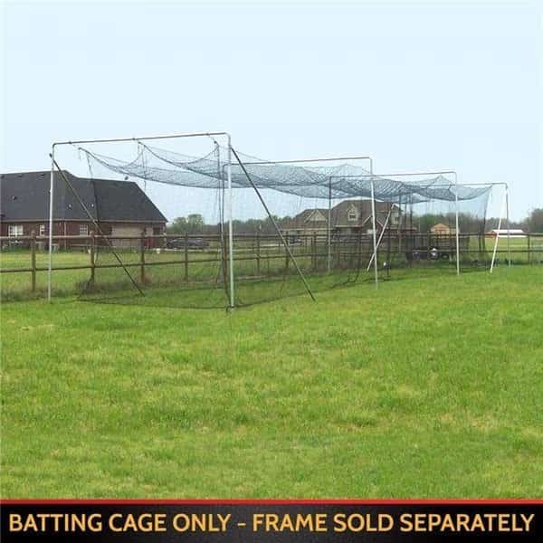 Cimarron Sports CMW-554284TP 55 x 14 x 12 ft. No.84 4 mm Twisted Poly Batting Cage Net