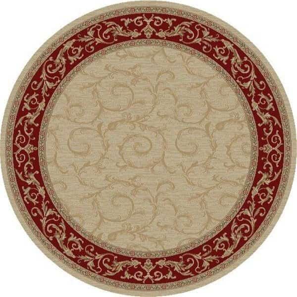 5 ft. 3 in. Jewel Veronica - Round, Ivory