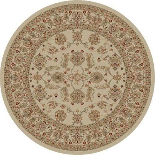 9 ft. 3 in. x 12 ft. 6 in. Jewel Antep Ivory