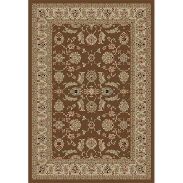 9 ft. 3 in. x 12 ft. 6 in. Jewel Antep Brown