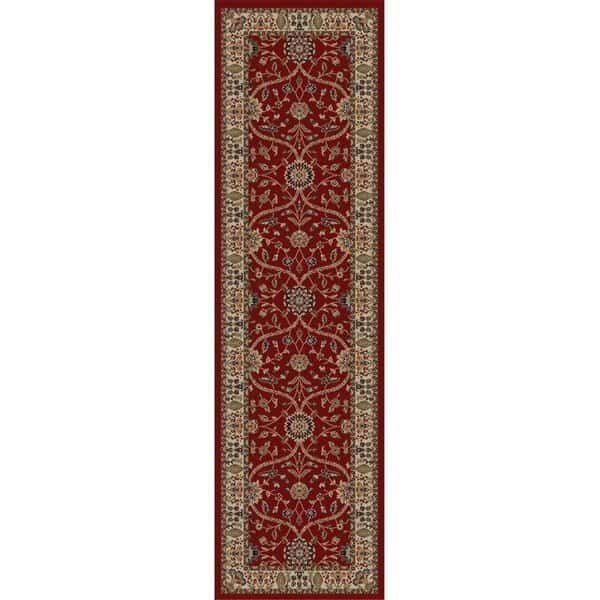 2 ft. 3 in. x 7 ft. 7 in. Jewel Voysey - Red
