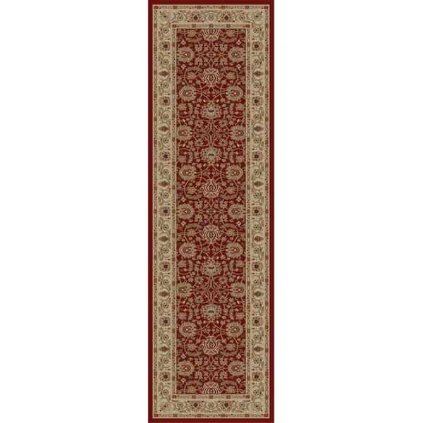 2 ft. 2 ft. x 7 ft. 3 in. Ankara Mahal - Red