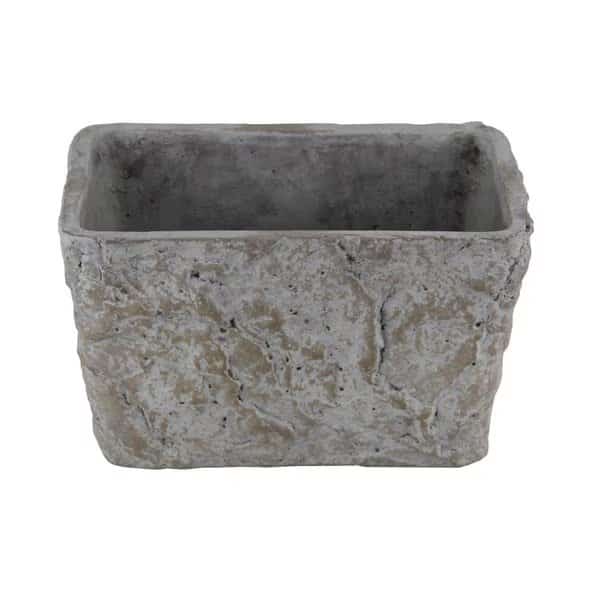 5 lbs Rectangular Cement Planter